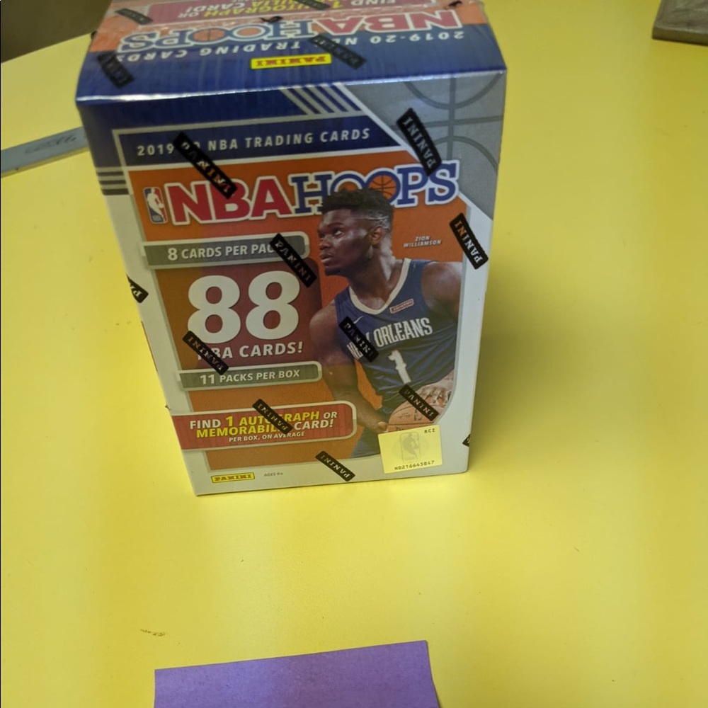 2019-20 Panini NBA Hoops Blaster Zion Williams RC